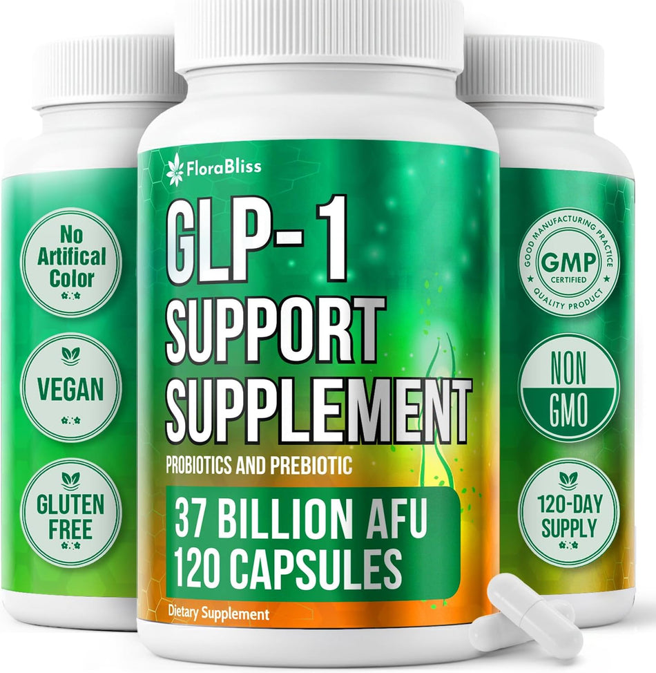Natural Support Formula | 37 Billion Probiotics – Natural Akkermansia, Chicory Inulin, Berberine - Vitamin D & B2