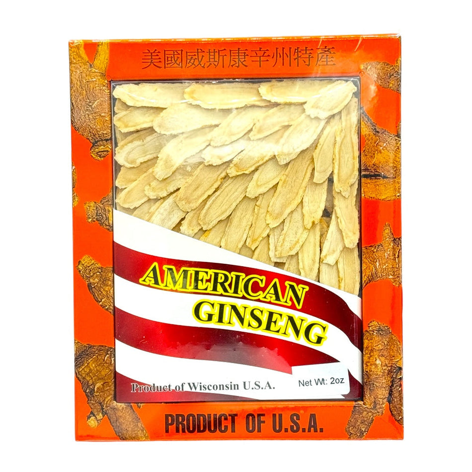 HMT American Wisconsin Ginseng Slices  with Gift Box