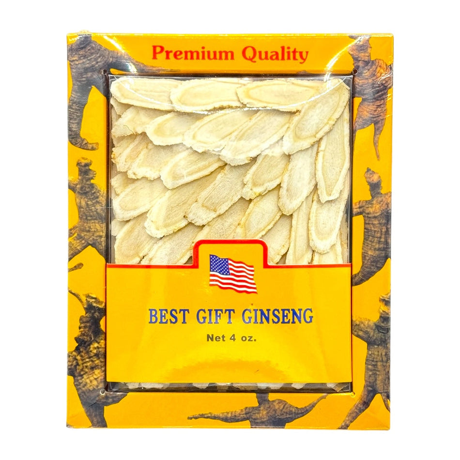 HMT Large American Ginseng Slices  With Gift Box