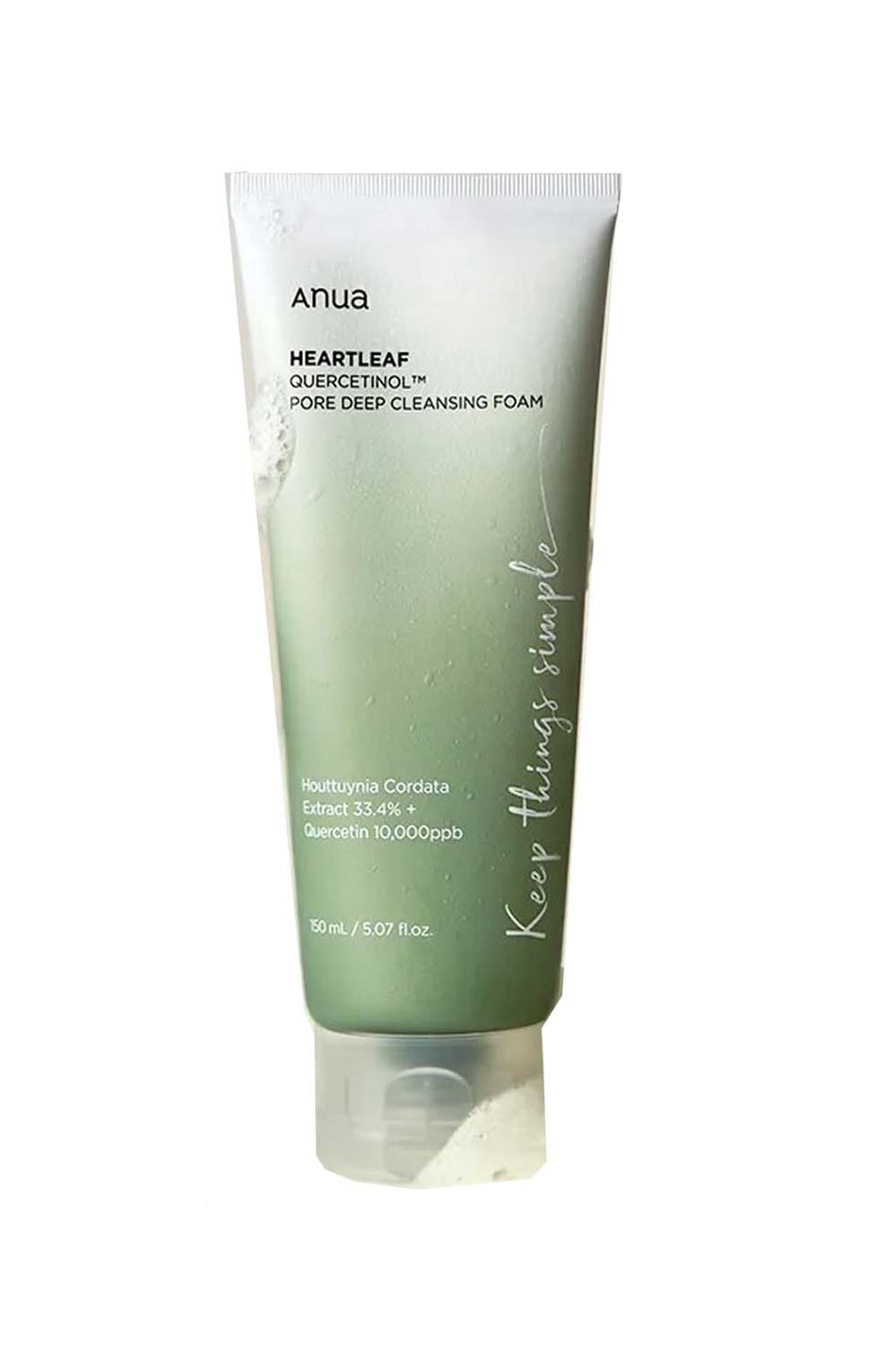 Anua  Heartleaf Quercetinol Pore Deep Cleansing Foam