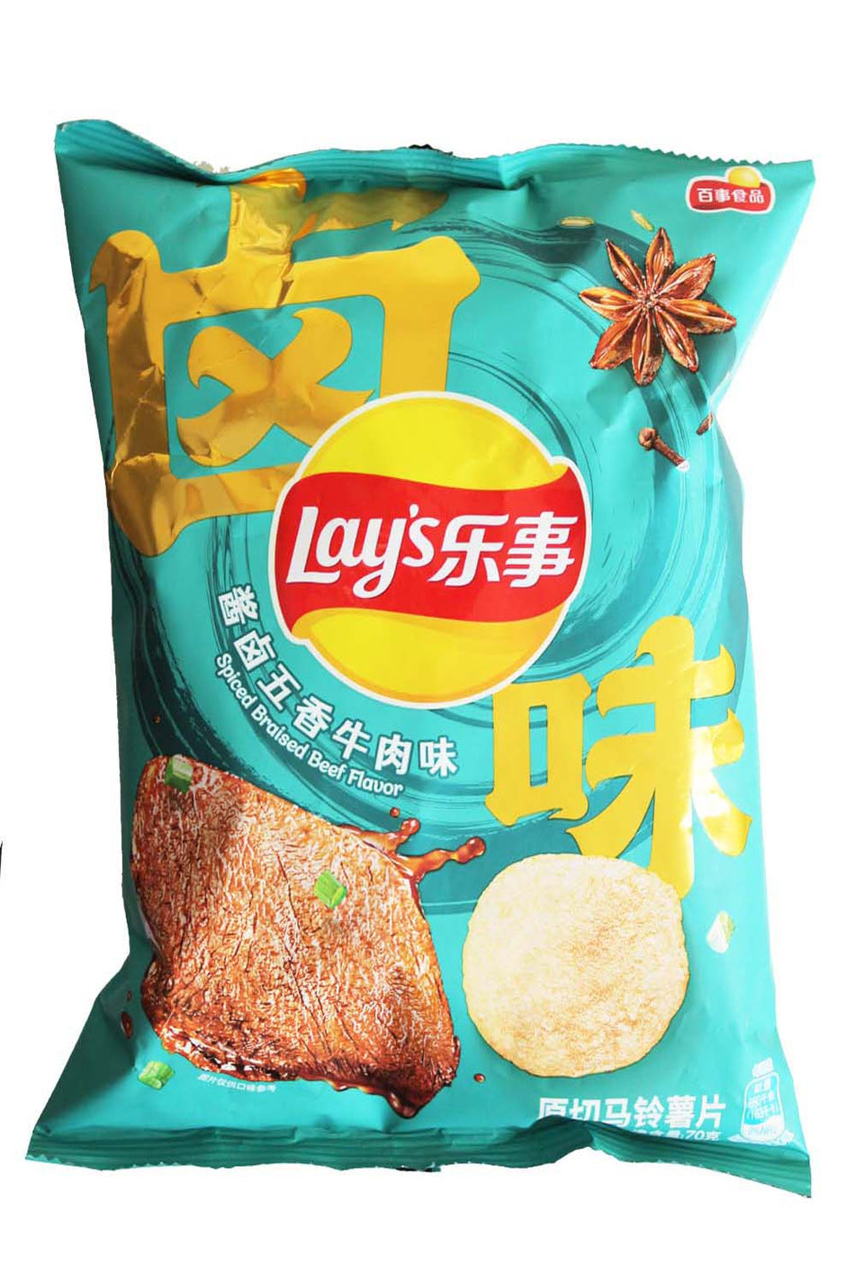 Lay's  Spice Braised  Beef flavor chip