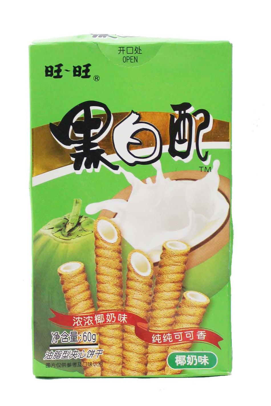 Want Want  wafer roll-coconut flavor