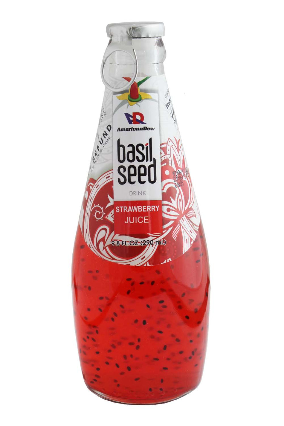 AD Basil Seed Strawberry Juice