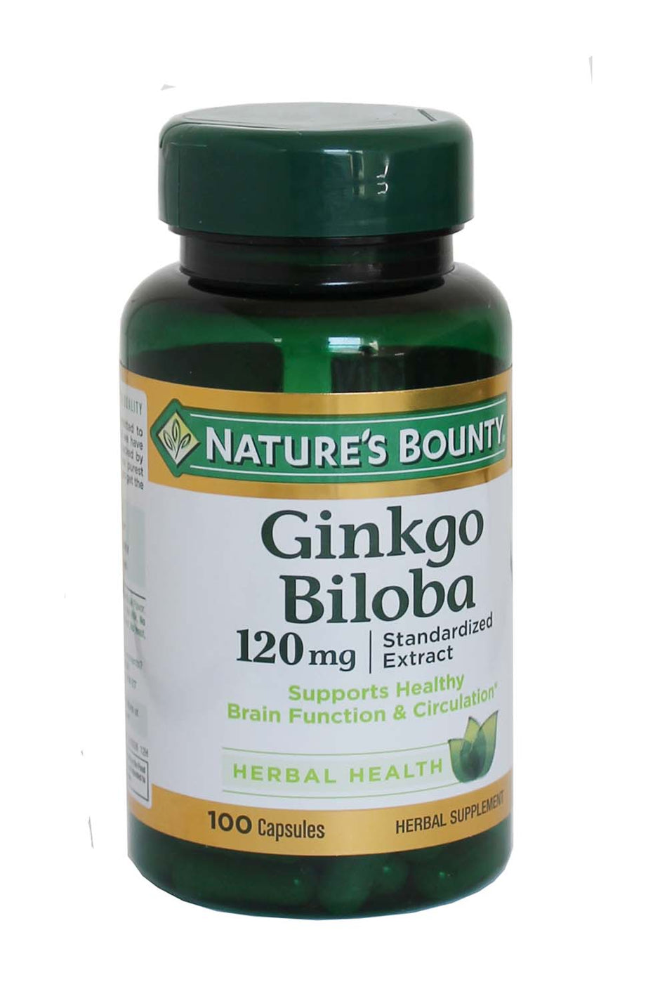 Nature's Bounty, Ginkgo Biloba, 120 mg, 100 Capsules