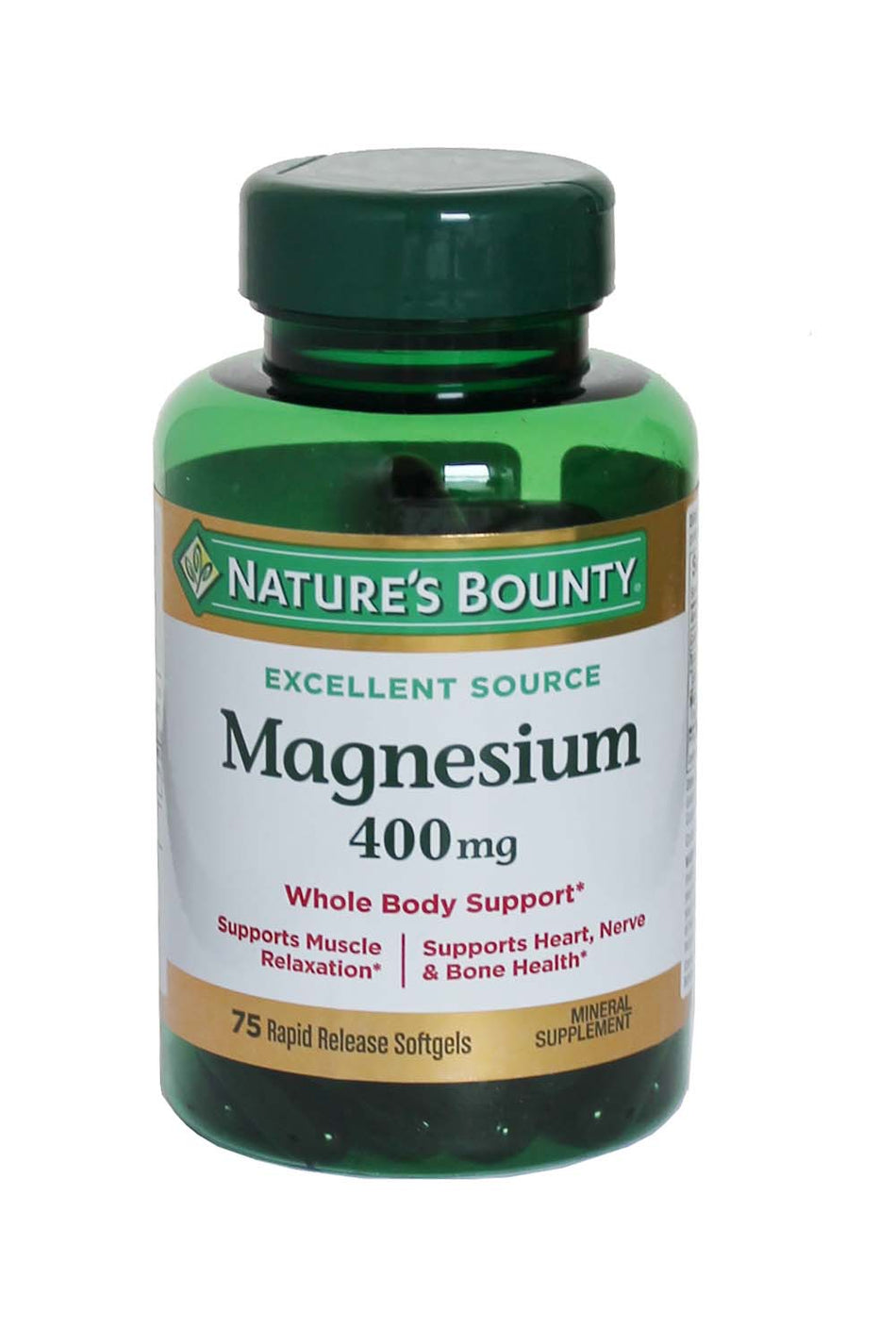 Nature's Bounty Magnesium 400 Mg - 75 Softgels