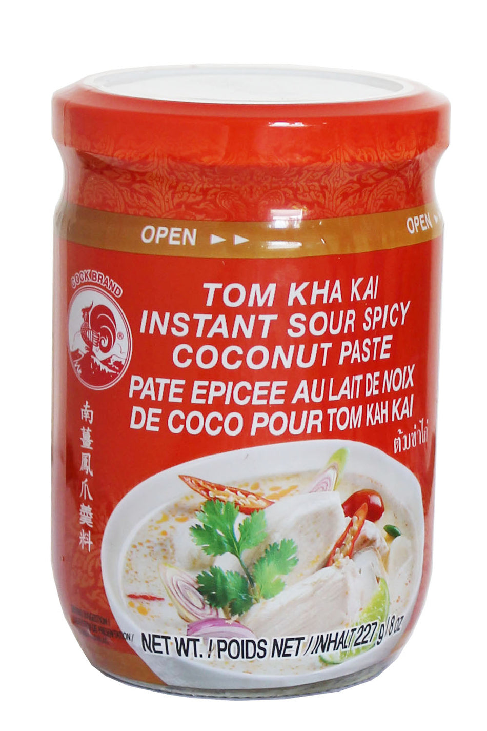 Cock Brand Tom Kha  KAI Instant Soup Spicy Coconut Paste