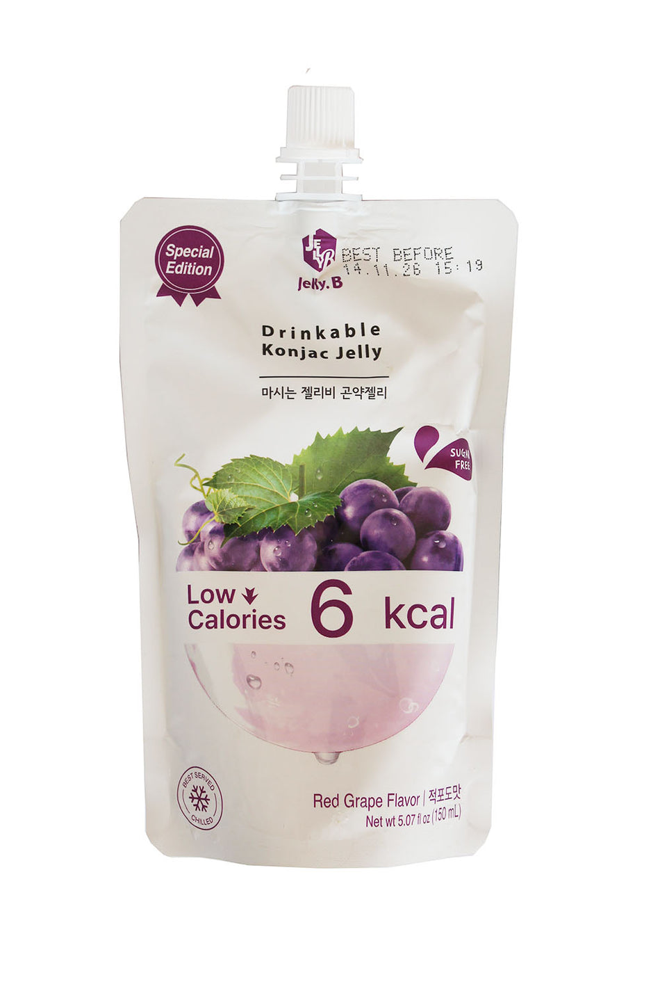 Jelly.B Drinkable  Konjac Jelly Red Grape flavor