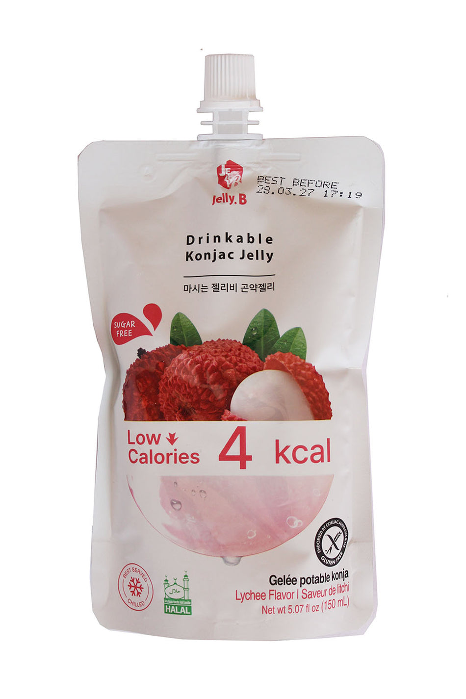Jelly.B Drinkable  Konjac Jelly Lychee flavor