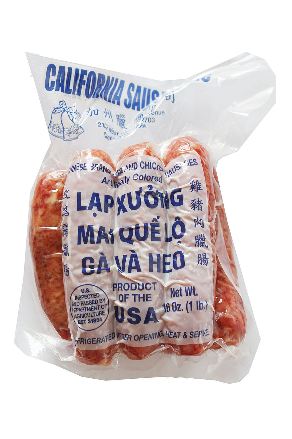 California Sausage PorK & Chicken Sausage