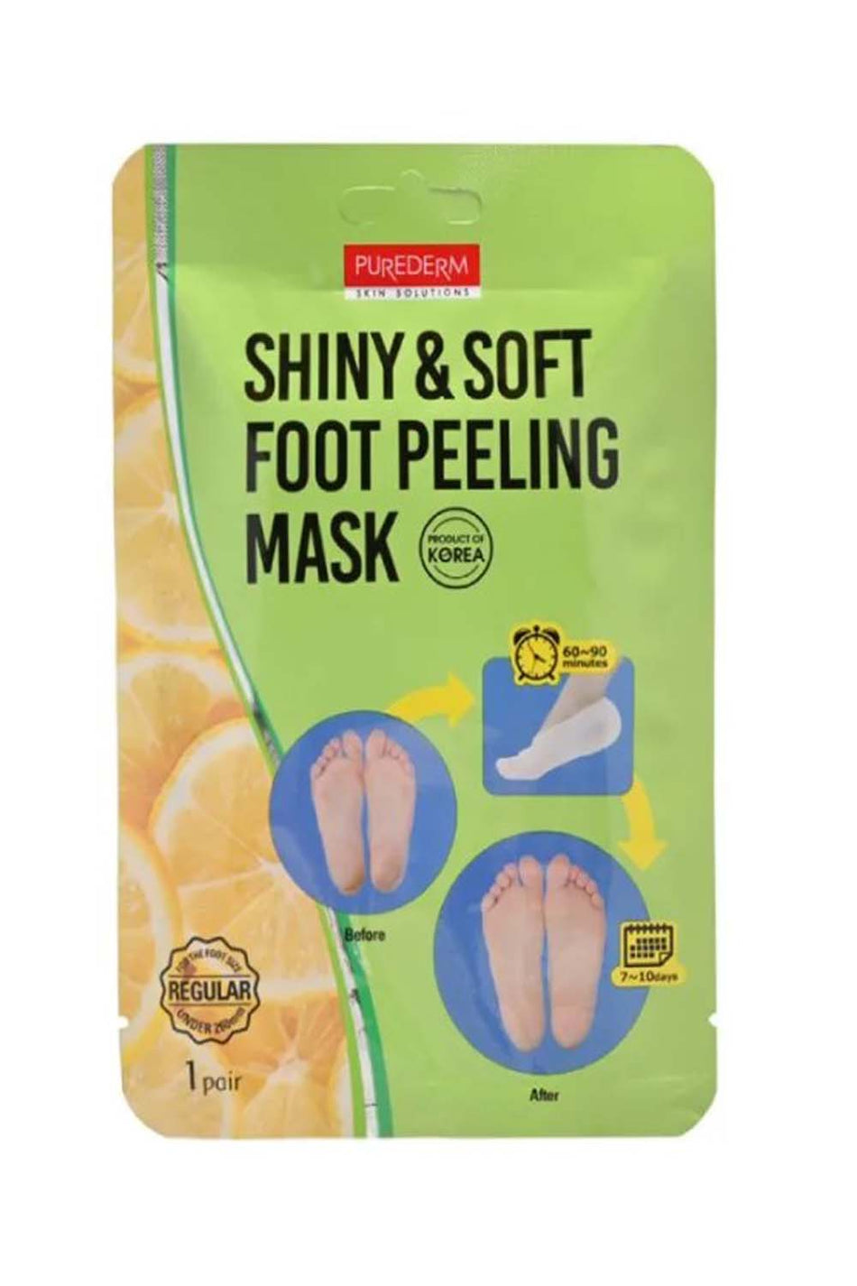 PUREDERM Shiny & Soft Foot Peeling Mask