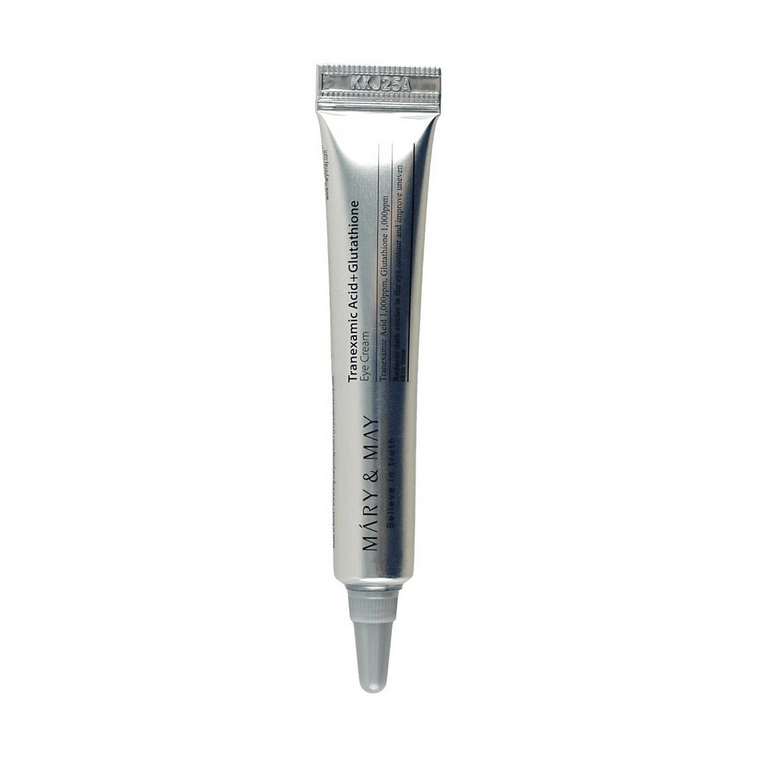 glutathione eye cream for dark circles Essential Fx Acyl-Glutathione Smoothing & Brightening Under-Eye Smooth texture absorbs easily for daily use. Mary & May Tranexamic Acid+