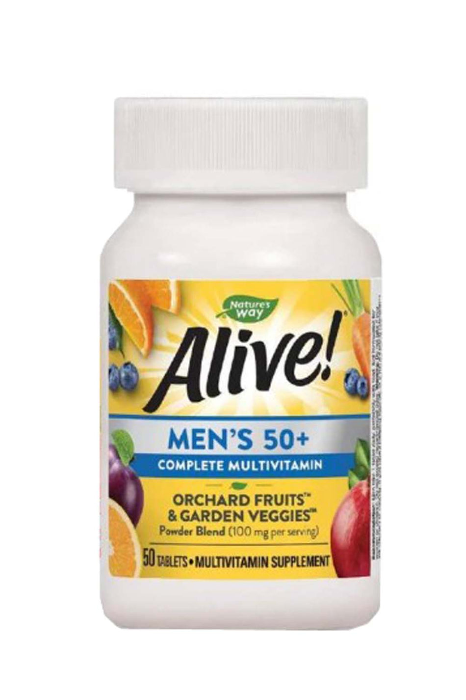 Nature's Way Alive! Men's 50+ Complete Multivitamin Tablets 50 ct