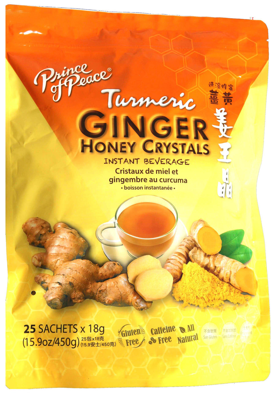 Prince of Peace Turmeric ginger honey crystals